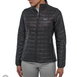 Patagonia Women’s Nano Puff Jacket Black Sz S